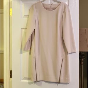 JCrew shift dress with zippers